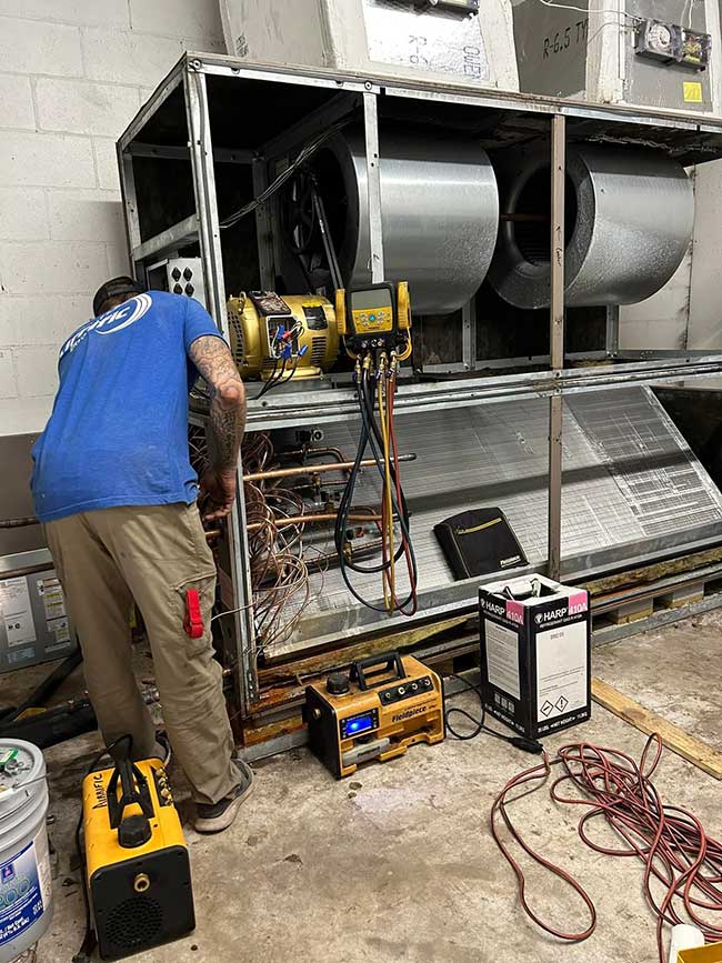 commercial air conditioning installation